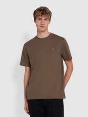 Farah Brown Danny Short Sleeve T-Shirt - Bild 1 von 5