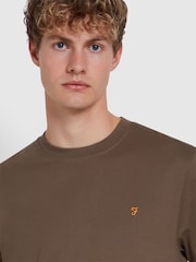 Farah Brown Danny Short Sleeve T-Shirt - Bild 4 von 5