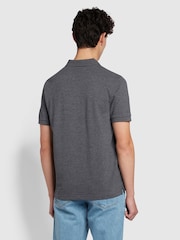 Farah Grey Blanes Short Sleeve Polo Shirt - صورة 2 من 5