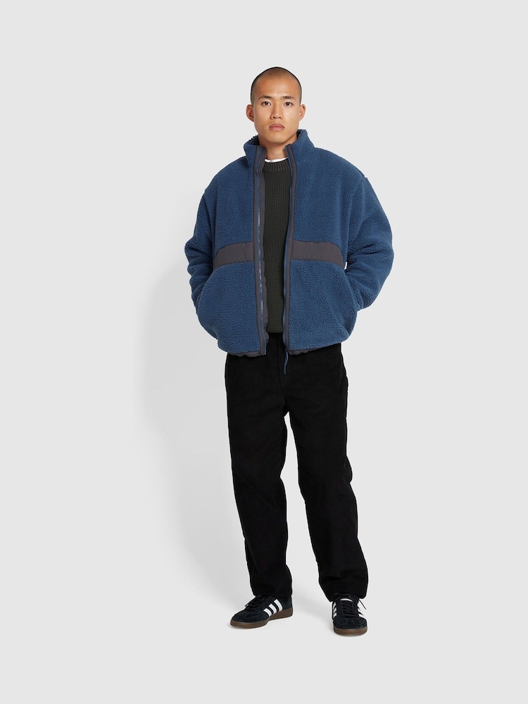 Farah Blue Elias Full-Zip Fleece Jacket - Bild 2 von 5