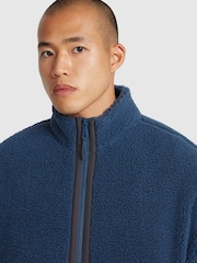 Farah Blue Elias Full-Zip Fleece Jacket - Bild 4 von 5