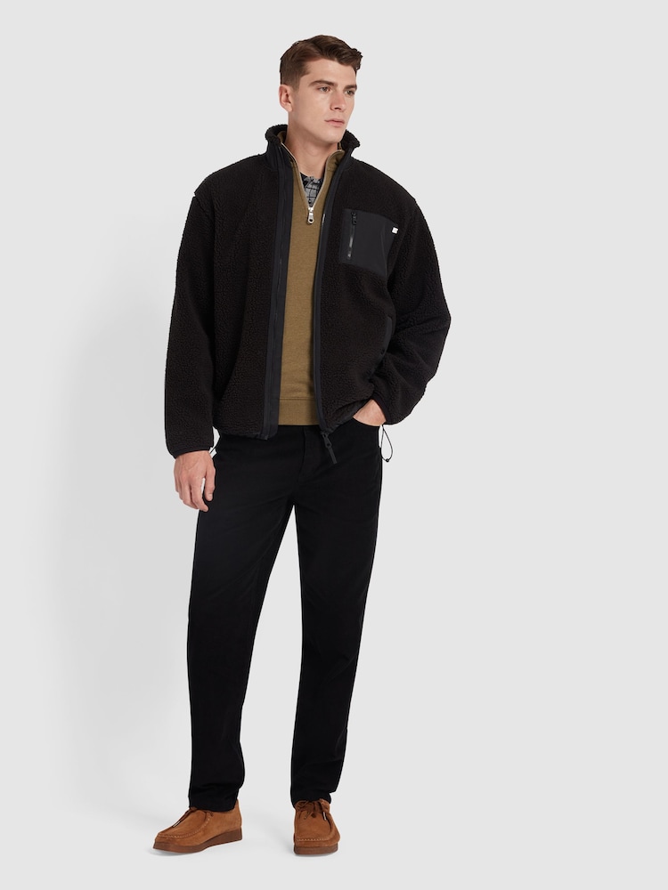 Farah Bradley Full-Zip Fleece Black Jacket - Image 2 of 5