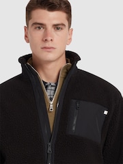 Farah Bradley Full-Zip Fleece Black Jacket - Image 4 of 5