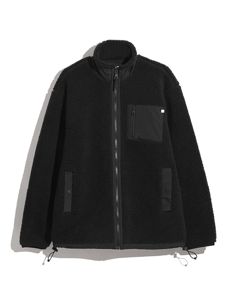 Farah Bradley Full-Zip Fleece Black Jacket - Image 5 of 5