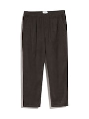 Farah 100% Cotton Hawtin Drawstring Brown Trousers - Image 5 of 5