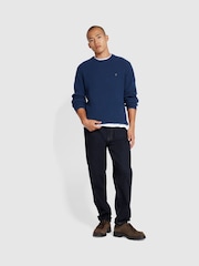 Farah Blue Halton Rib Sweater - Image 3 of 5