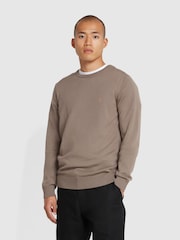 Farah Grey Mullen Merino Wool Sweater - Image 1 of 4