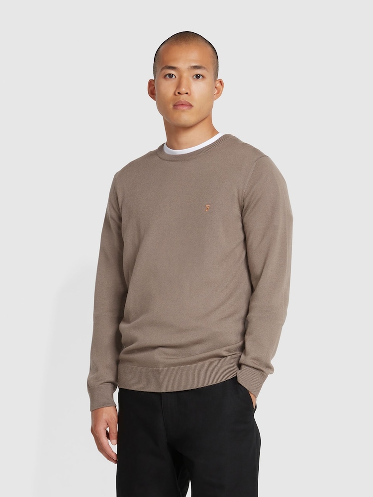 Farah Grey Mullen Merino Wool Sweater - Image 1 of 4