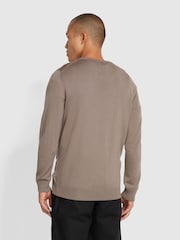 Farah Grey Mullen Merino Wool Sweater - Image 2 of 4