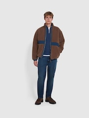 Farah Blue Jim Quarter-Zip Sweatshirt - Image 2 of 5