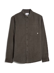 Farah Grey Spencer Long Sleeve Corduroy Shirt - Image 5 of 5