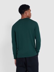 Farah Green Mullen Merino Wool Sweater - Image 3 of 5