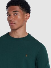 Farah Green Mullen Merino Wool Sweater - Image 4 of 5