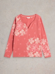 White Stuff Pink Nelly 100% Cotton T-Shirt - Image 5 of 6