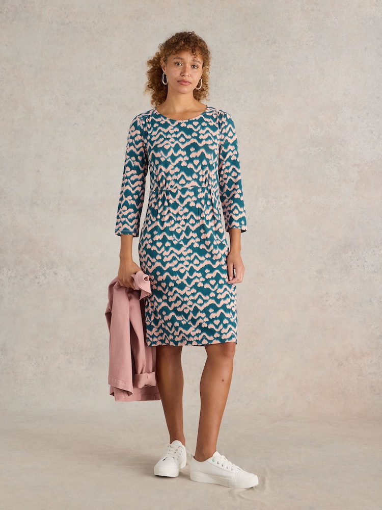 White Stuff Green Tallie Jersey Dress - Image 1 of 6 White Stuff Green Tallie Jersey Dress - Image 1 of 6