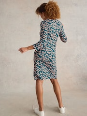 White Stuff Green Tallie Jersey Dress - Image 2 of 6