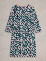 White Stuff Green Tallie Jersey Dress - Image 4 of 6