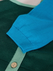White Stuff Natural Colour Block Merino Cardigan - Image 6 of 6