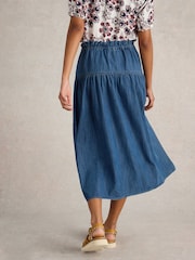 White Stuff Blue Seema Denim Skirt - Image 3 of 6