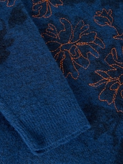 White Stuff Blue Julie Embordiered Jumper - Image 6 of 6