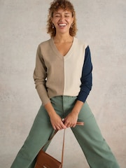 White Stuff Maggie V-Neck Jumper - Bild 1 von 6