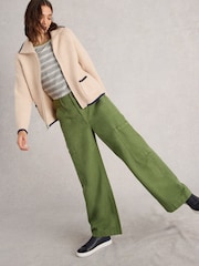 White Stuff Green Cora Cargo Trousers - Image 2 of 6