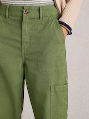 White Stuff Green Cora Cargo Trousers - Image 4 of 6