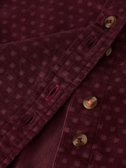 White Stuff Purple Daria Cord Spot Shirt - Image 6 of 6