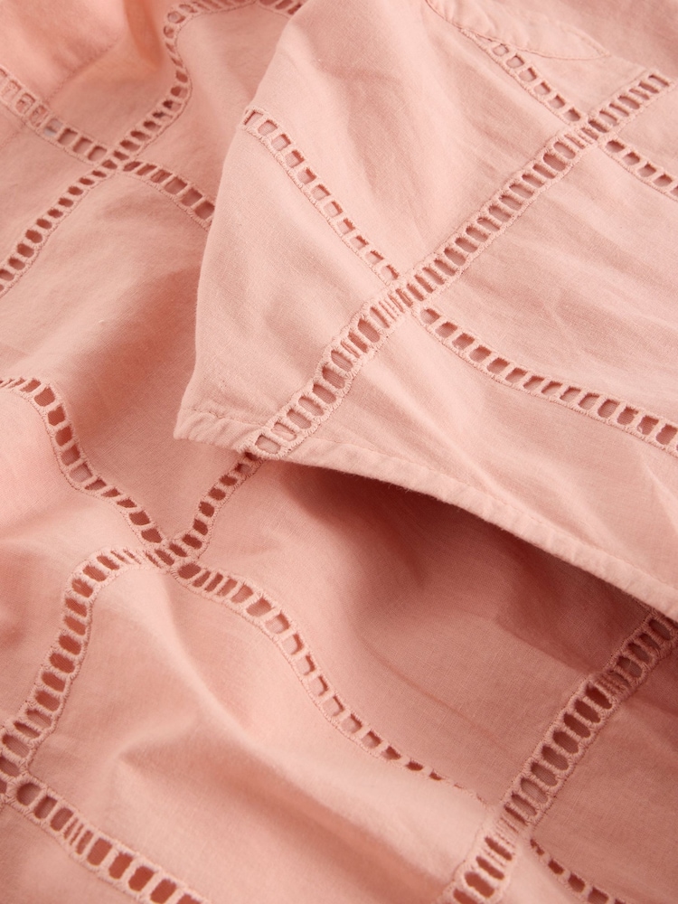 White Stuff Pink Fleur Broderie Dress - Image 6 of 6