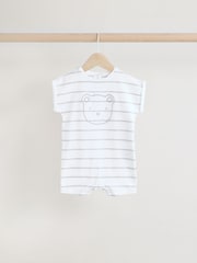 Grau mit Bärenmotiv - Baby-Strampelanzüge, 3er-Pack (0 Monate–2 Jahre) - Bild 4 von 12