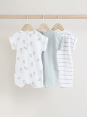 Grau mit Bärenmotiv - Baby-Strampelanzüge, 3er-Pack (0 Monate–2 Jahre) - Bild 5 von 12
