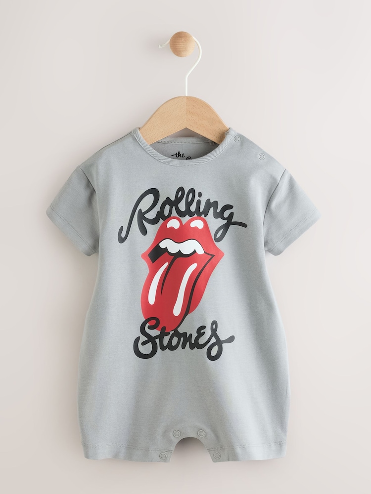 Gris The Rolling Stones - Barboteuse pour bébé (0mths-3yrs) - Image 1 of 6