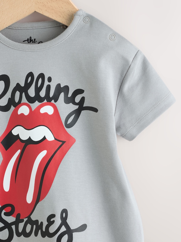 Gris The Rolling Stones - Barboteuse pour bébé (0mths-3yrs) - Image 3 of 6