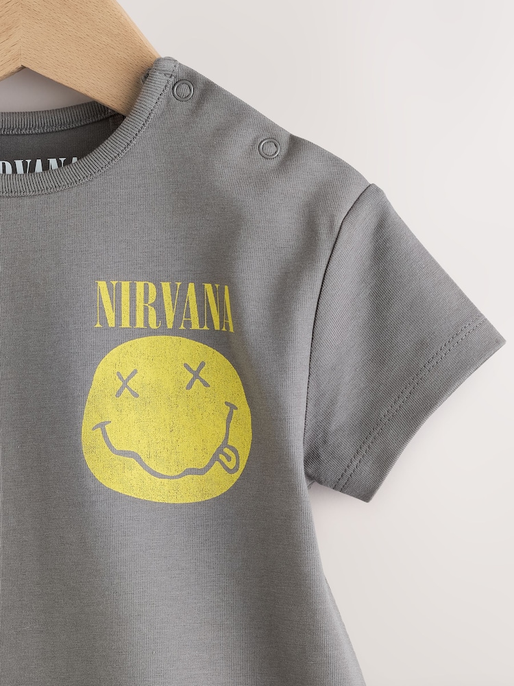 Nirvana gris foncé - Barboteuse pour bébé (0mths-3yrs) - Image 3 of 7