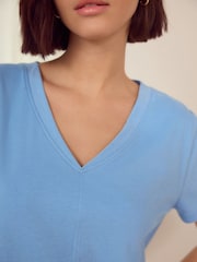 Blue Palm Short Set Pyjamas - Image 4 of 9