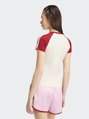 adidas Originals White Sst T-Shirt - Image 2 of 6