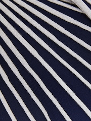 Reiss Silver Ice 13-14 yrs Metallic Contrast Ribbed Dress - Image 4 of 4