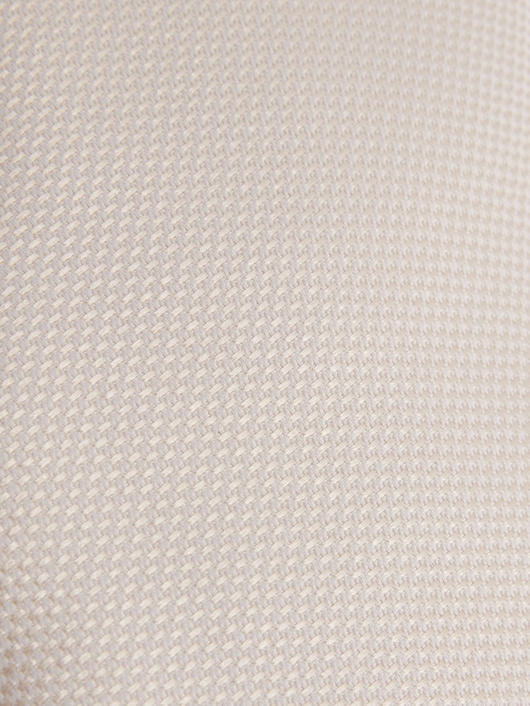 Reiss Oatmeal Ceremony Textured Silk-Blend Tie - Image 6 of 6