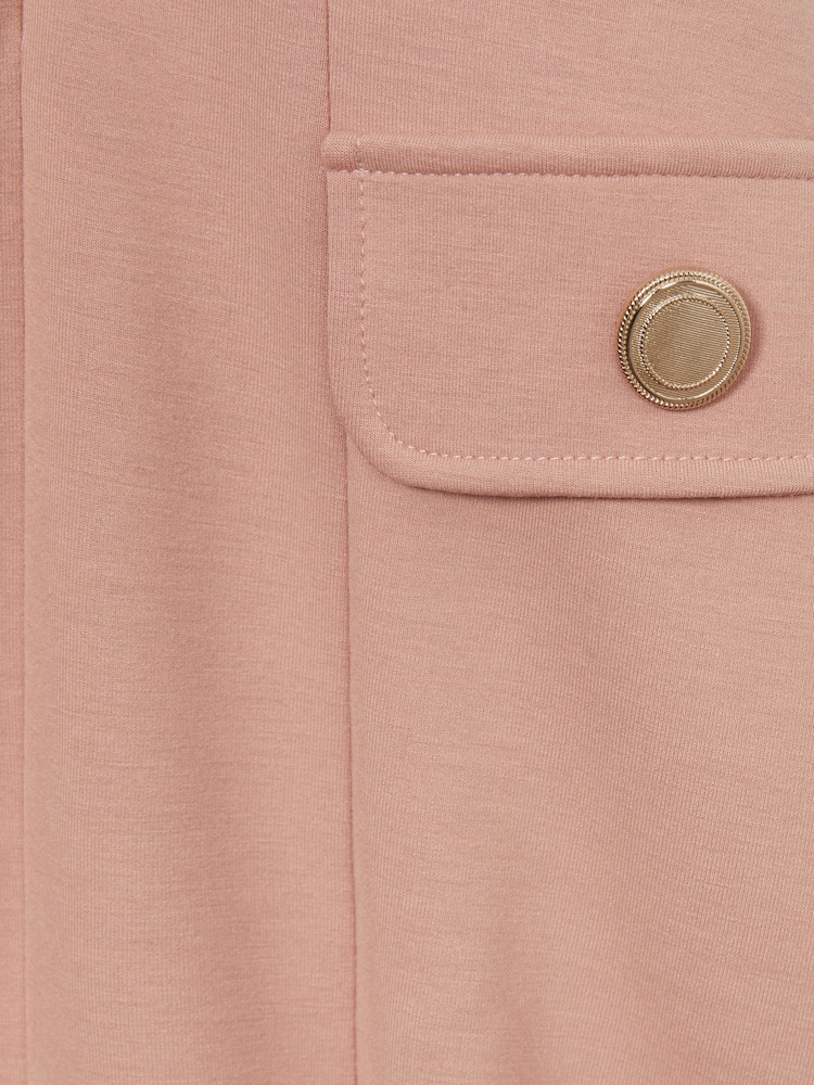 Reiss Pink Anna 4-9 yrs Jersey Puff Sleeve Dress - Image 4 of 4