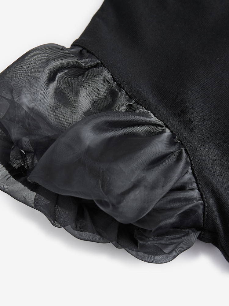 Baker by Ted Baker Organza Sleeve Hotfix 100% Cotton T-Shirt - Image 5 of 5