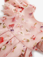 Baker by Ted Baker Pink 3D Butterfly Dress - Image 9 of 9