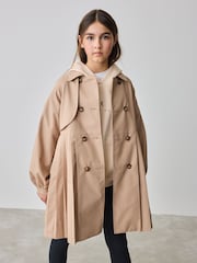 Baker by Ted Baker Natural Tan Pleated Mac - Image 1 of 13