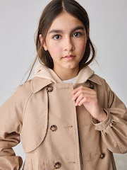 Baker by Ted Baker Natural Tan Pleated Mac - Image 5 of 13