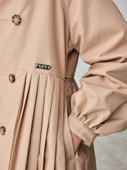 Baker by Ted Baker Natural Tan Pleated Mac - Image 8 of 13