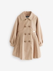 Baker by Ted Baker Natural Tan Pleated Mac - Image 9 of 13