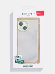 Skinnydip Minimal Glitter Mint Shock iPhone 16 Case - Image 2 of 5