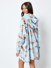 Disney Jaq and Gus Blanket Hoodie in Blue - Image 2 of 4