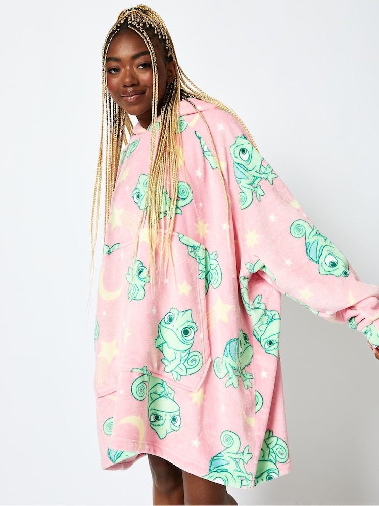 Disney Pascal Blanket Hoodie in Pink - Image 2 of 4
