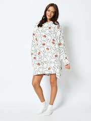Miffy x Skinnydip Blanket Hoodie in White - Image 1 of 4