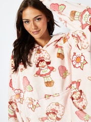 Strawberry Shortcake x Skinnydip Blanket Hoodie in Pink - Image 3 of 5